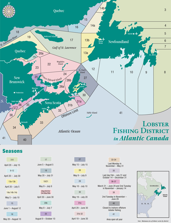 lobster fishing zones